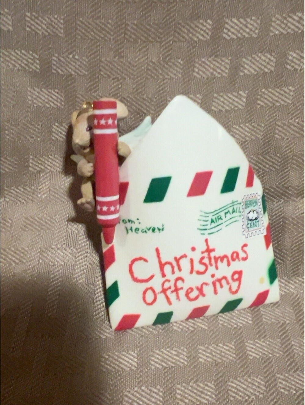 Vintage 1992 Enesco Heaven Sent Christmas Offering Ornament New no box